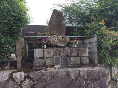 有田合戦で戦死した熊谷元直の墓