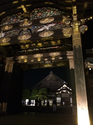 京の七夕・唐門と二の丸御殿