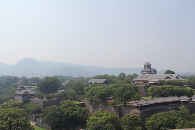 熊本市役所からの遠景