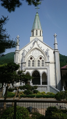 津和野カトリック教会です。