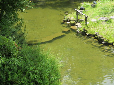 小倉城庭園の石橋
