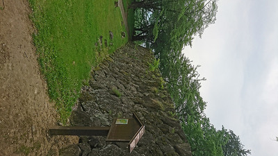 二の丸から見た本丸石垣