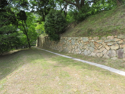 三の丸南側の石垣