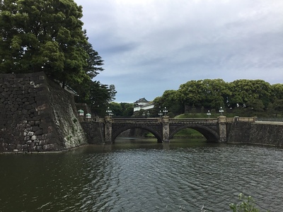 正門石橋と伏見櫓