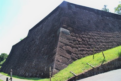 本丸北壁石垣（西側）