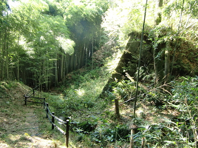 秀次居館跡の虎口