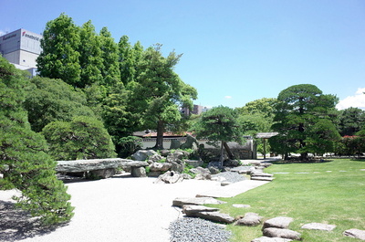 旧徳島城表御殿庭園（枯山水部分）