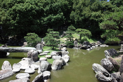 旧徳島城表御殿庭園（池泉式部分）