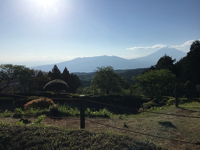 西の丸から富士山を望む