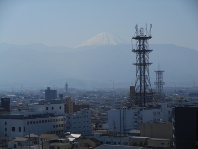 天守台から富士山