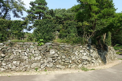 表庭園の石垣(旗櫓跡前)