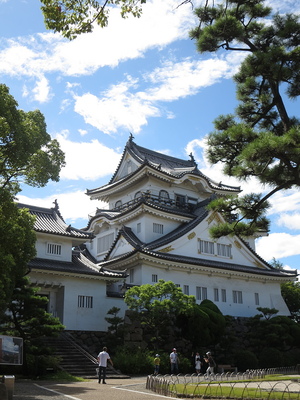 夏の岸和田城