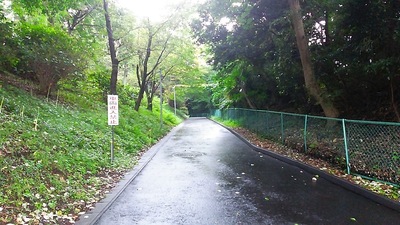 小田原高校前の空堀跡
