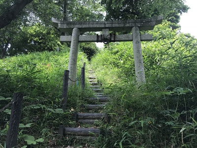 本丸手前にある鳥居