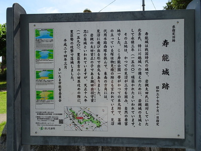 寿能公園の解説板
