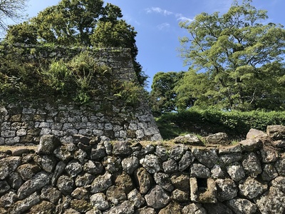 武具方跡付近の石垣