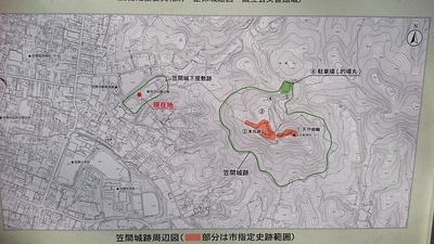 ハイキングコース地図
