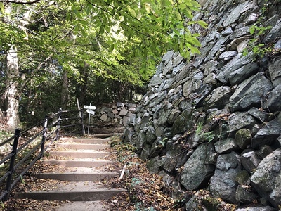 壺阪口門脇の石垣