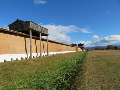 築地塀と櫓