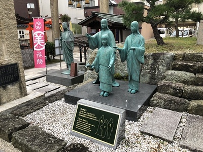 浅井三姉妹像とお市の方像