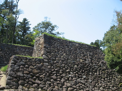 水ノ手門跡の石垣