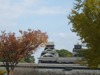 晩秋の熊本城