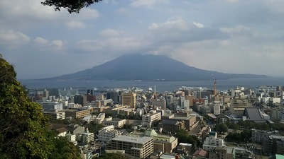 城山展望台からの桜島