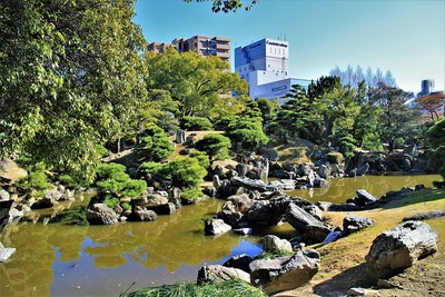 旧徳島城表御殿庭園（北西側）