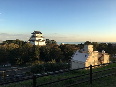 八幡山東曲輪からの眺望