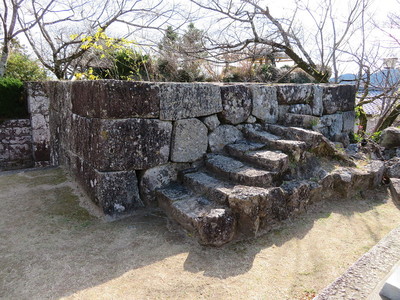 本丸城門跡の石段