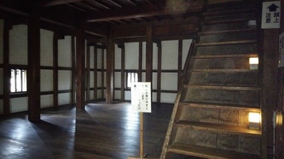 旧二の丸隅櫓内部（１階）