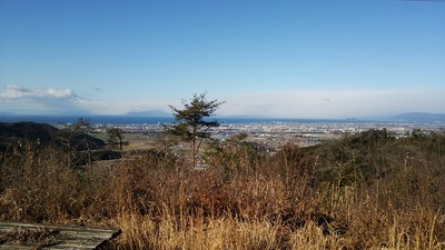 尾根からの琵琶湖
