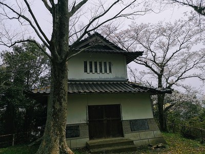 模擬櫓(桜の季節)