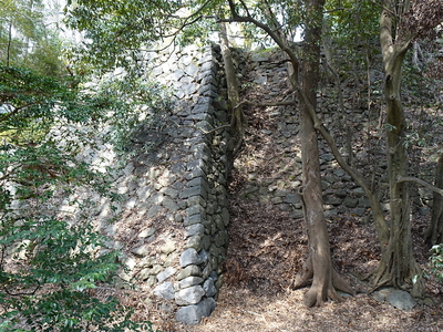 冠木門跡の石垣