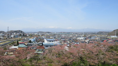富士見櫓跡からの那須連山