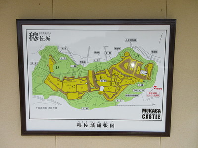 穆佐城　縄張り図