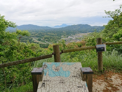 大津山山頂(本丸)からの眺望