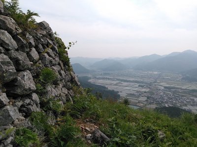 天守台からの丹波の街並