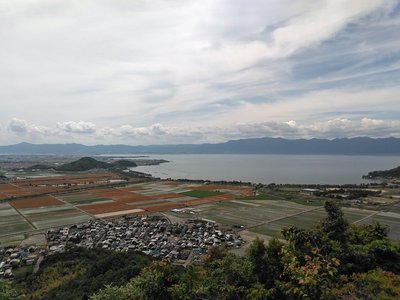西ノ丸から琵琶湖の眺望