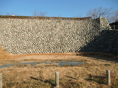 本丸南側の高石垣