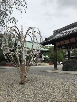 城址が神社なので
