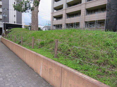 残された土塁