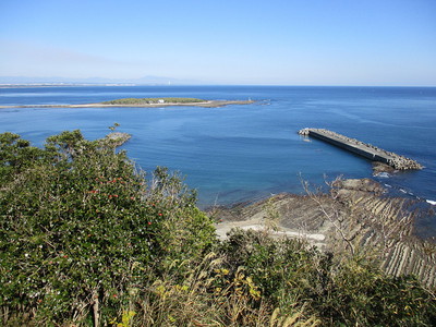 青島方面の眺望