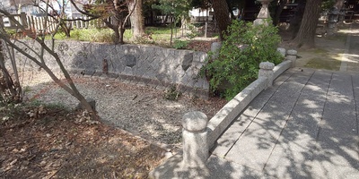 清洲城北側の堀跡