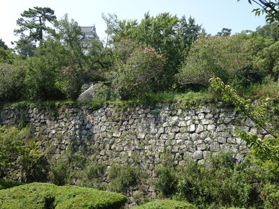 南堀跡の石垣