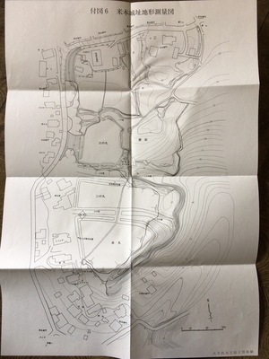 米本城縄張り図