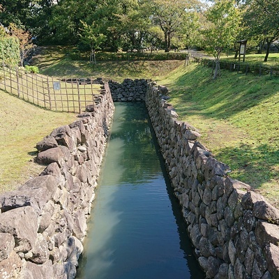 城内の用水路
