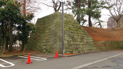 北不明御門跡の石垣