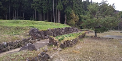 平面復元地区の石垣