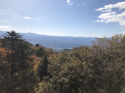 南方向（吉野町方向）の眺め